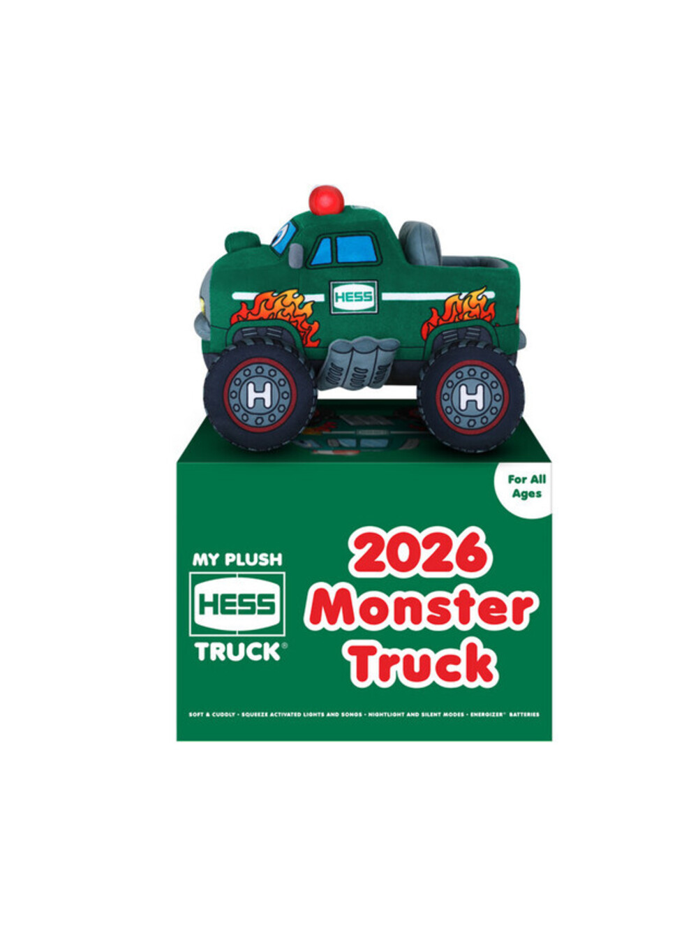 Hess Toy Truck 2026 My Plush Monster Truck Musical Light Up Sealed In Box